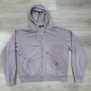 Brandy Melville Mauve/Dusty Rose Zip Hoodie